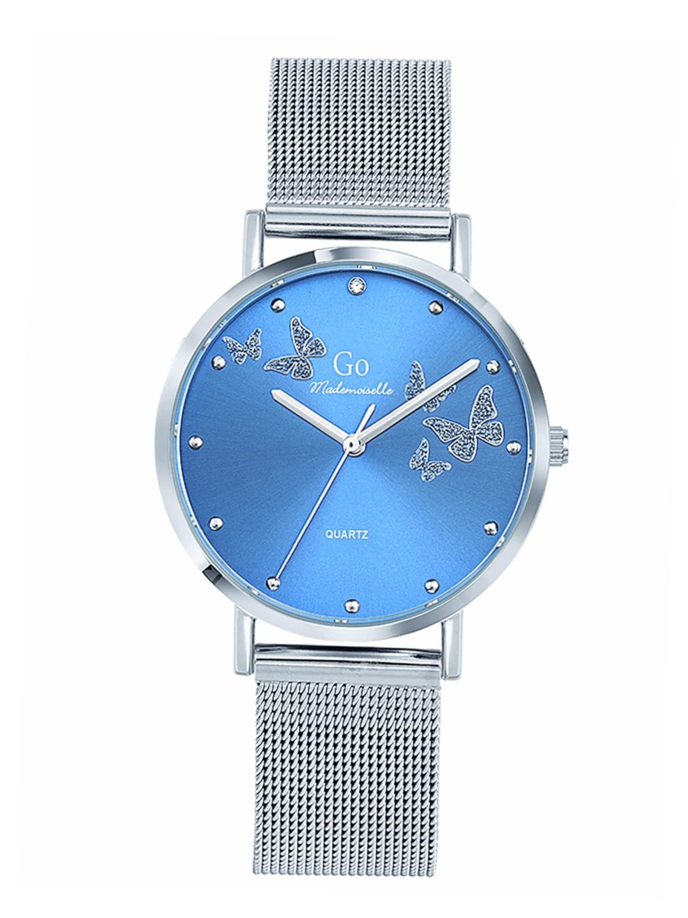 Montre à affichage analogique GO GirlOnly en argent : devant
