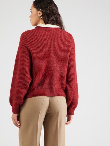 AMERICAN VINTAGE - Pullover 'EAST' em vermelho