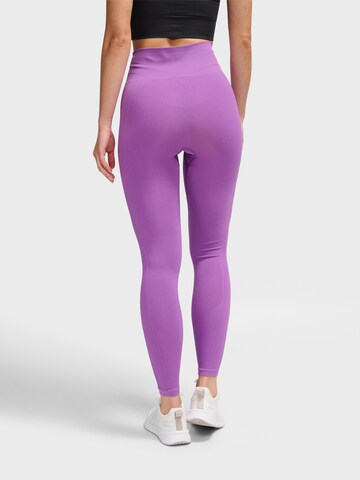 Skinny Pantaloni sport 'TIF' de la Hummel pe mov