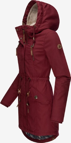 Ragwear Winter parka 'Elsie' in Red