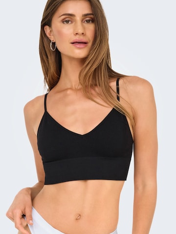 Bustier Soutien-gorge 'ONLVICKY' ONLY en marron : devant