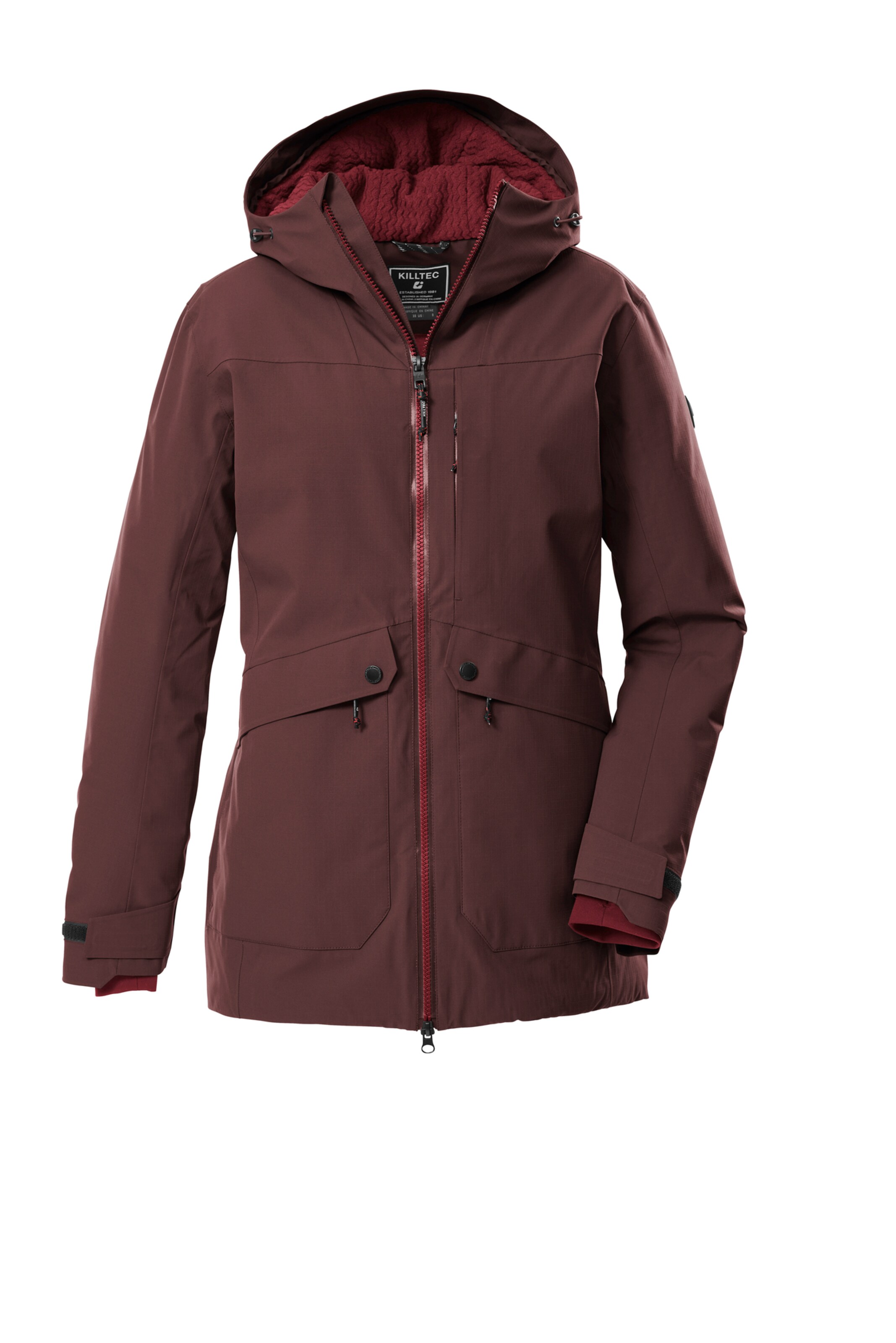 KILLTEC Performance Jacket in Red: front