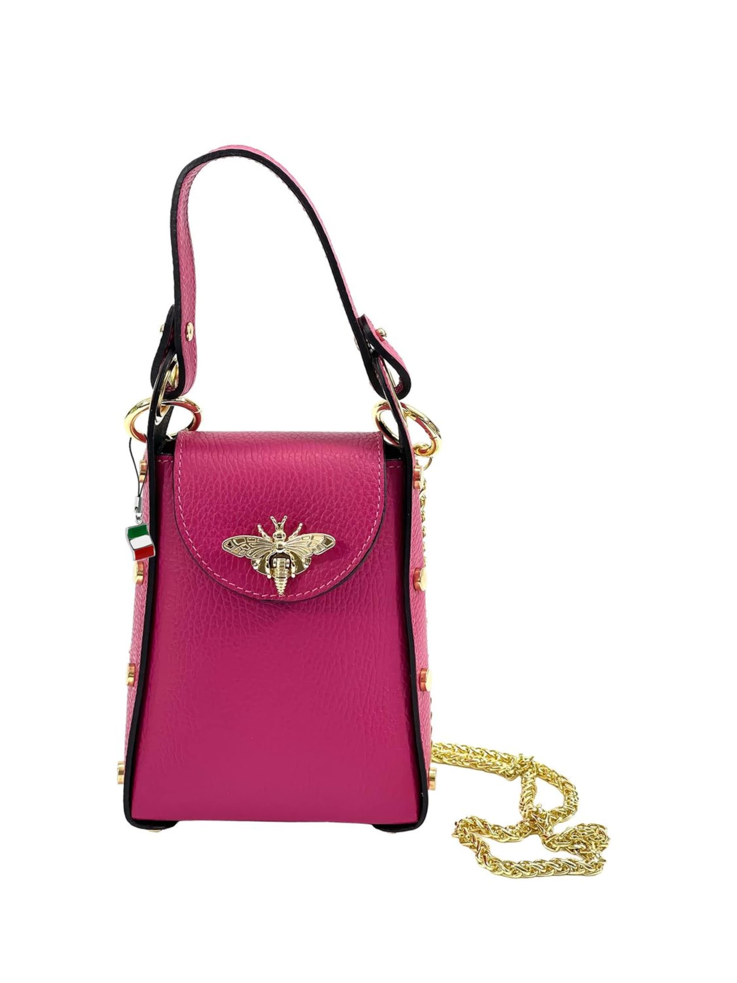 Florence Schoudertas in Roze: voorkant