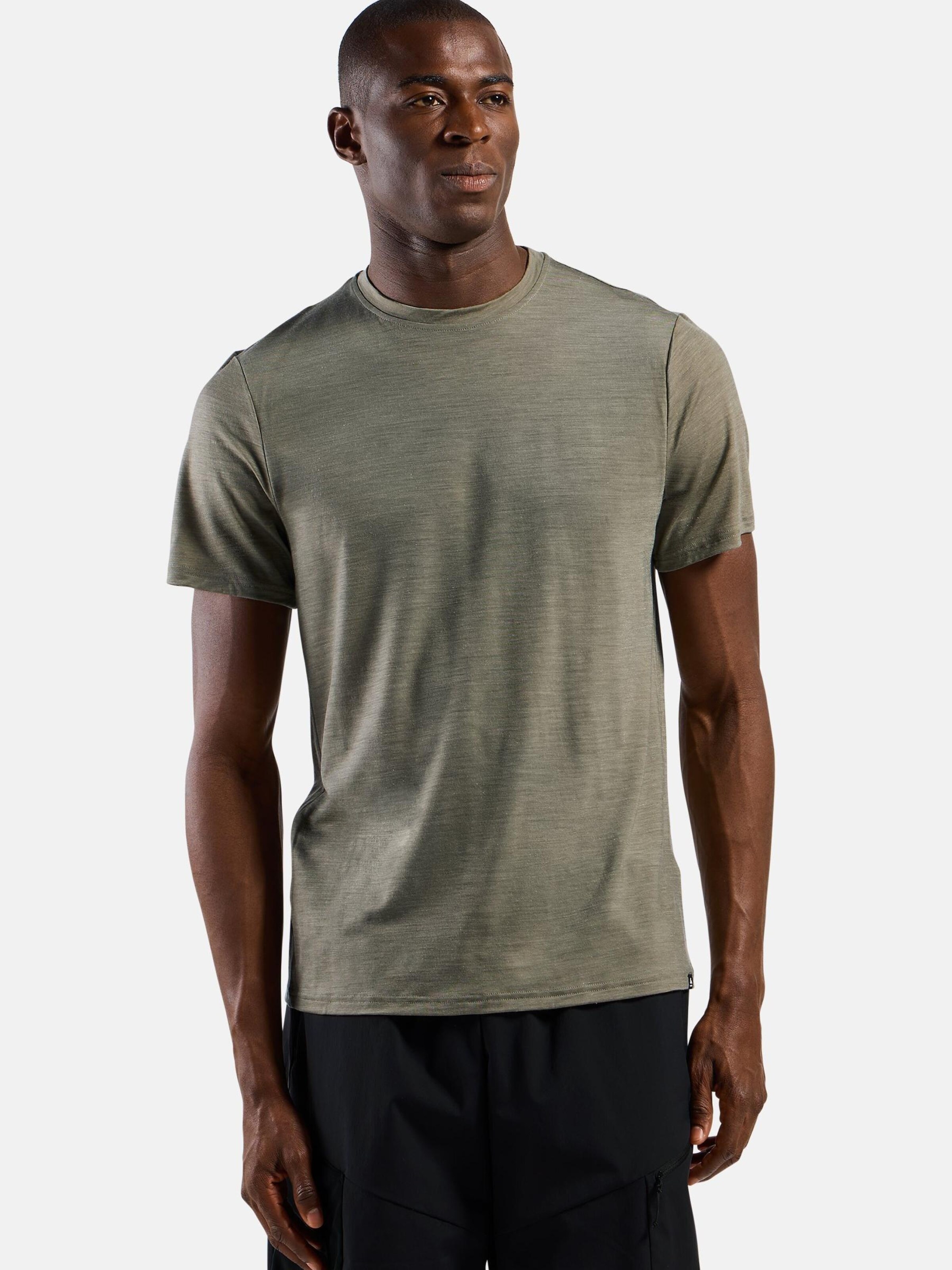 Maglia funzionale 'MERINO TENCEL PLAIN TEE' di ODLO in beige