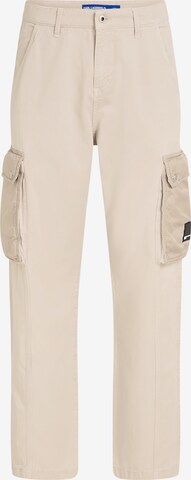 regular Pantaloni cargo di KARL LAGERFELD JEANS in beige: frontale