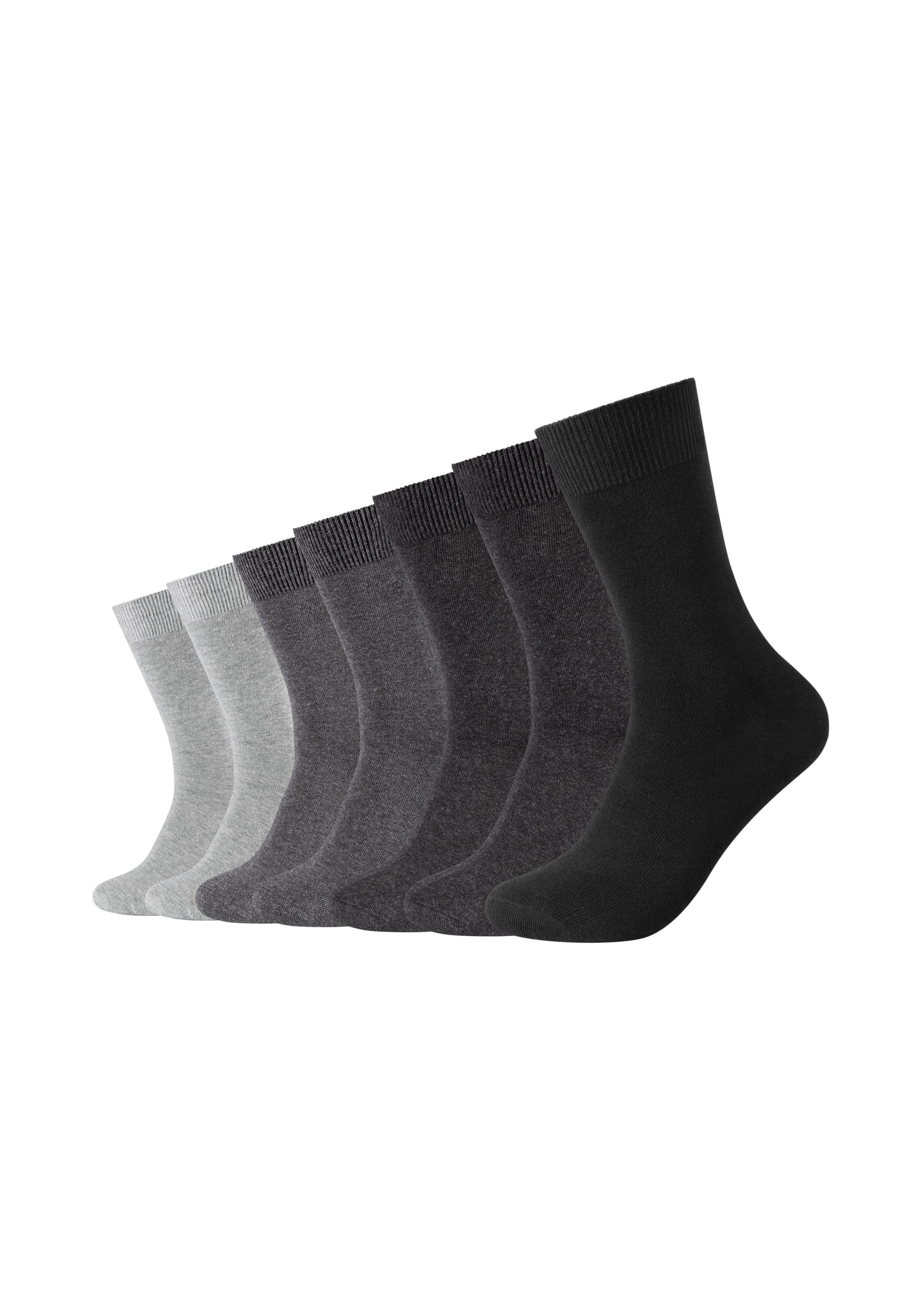 camano Socken in Grau: Vorderseite