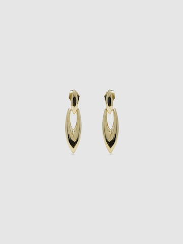 Boucles d'oreilles 'Shaoro' Luxenter en or : devant