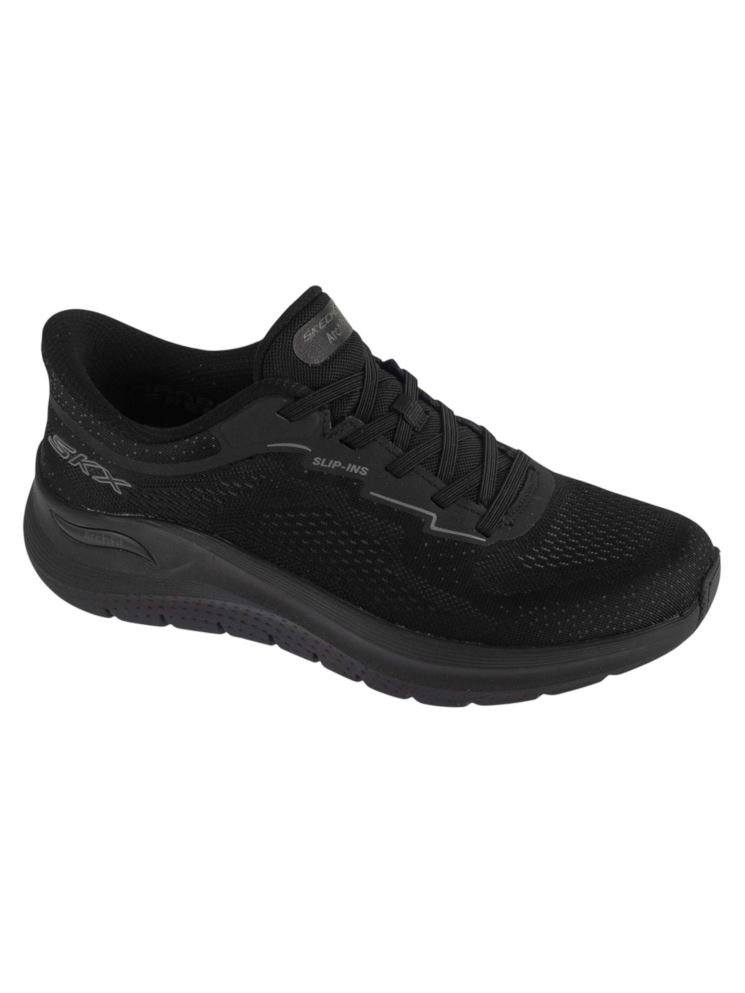 SKECHERS Sneakers laag 'Skechers Slip-Ins Arch Fit 2.0' in Zwart: voorkant