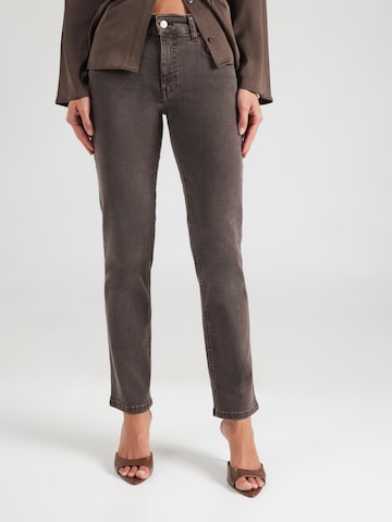 MAC - Skinny Calças de ganga 'MELANIE' em castanho: frente