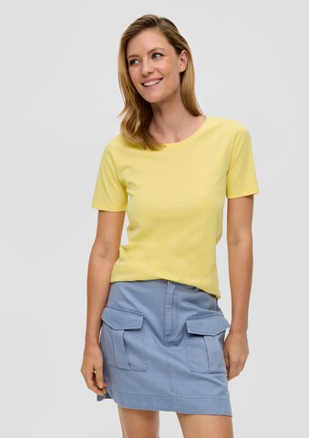 s.Oliver T-Shirt in Gelb: Vorderseite