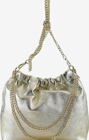 COLLEZIONE ALESSANDRO Crossbody Bag 'Chicca' in Gold: front