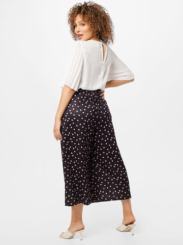 River Island Plus Wide leg Broek in Zwart