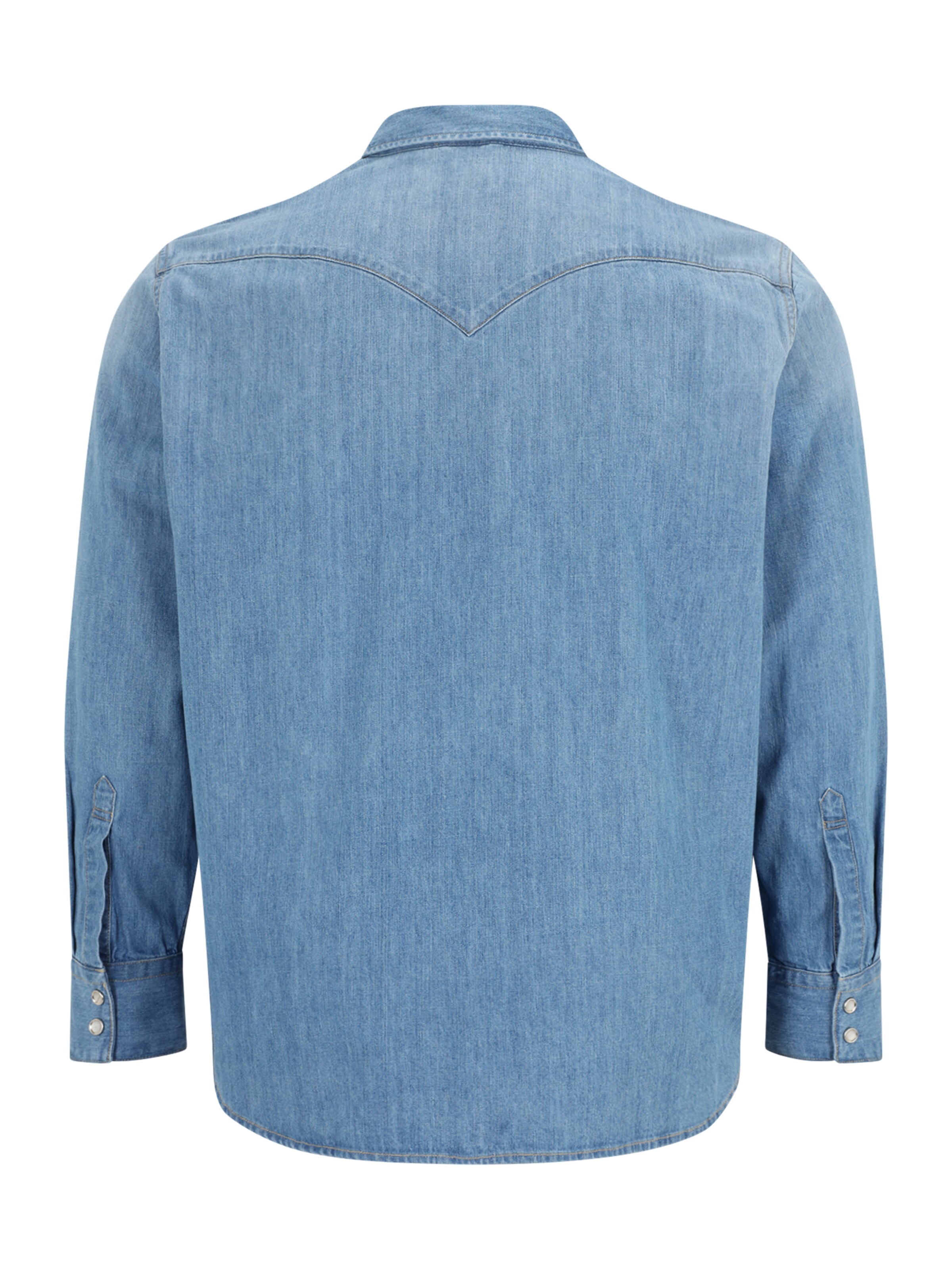 Levi's® Big & Tall Tavaline suurus Triiksärk 'Barstow Western Shirt ', värv sinine