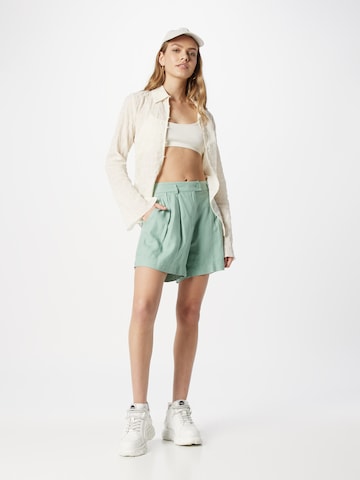 Sisley Wide Leg Shorts in Blau