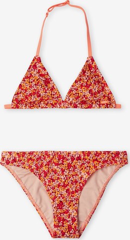 O'NEILL Triangle Bikini 'Venice Beach Party ' in Red: front