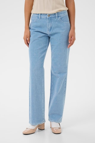 Regular Jean 'CRRafael' Cream en bleu : devant