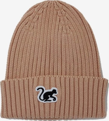 Surf Monkey Beanie in Pink: front