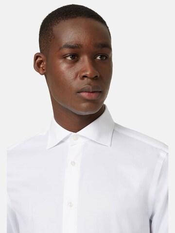 Coupe regular Chemise business Boggi Milano en blanc