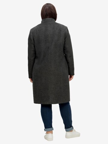 SHEEGO Демисезонное пальто в Серый