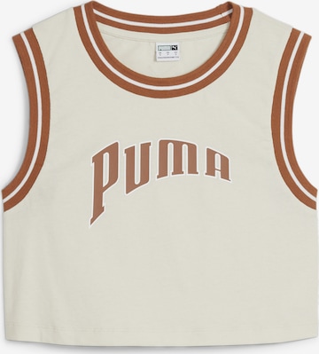 PUMA Top in White: front