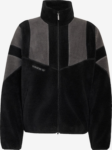 ADIDAS ORIGINALS Fleecetakki 'Adicolor' värissä musta: etupuoli