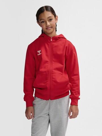 Hummel Sportsweatjacke in Rot: predná strana