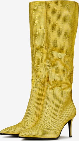 CESARE GASPARI Stiefel in Gold