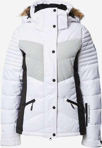 Superdry Snow Outdoorjas in Wit: voorkant