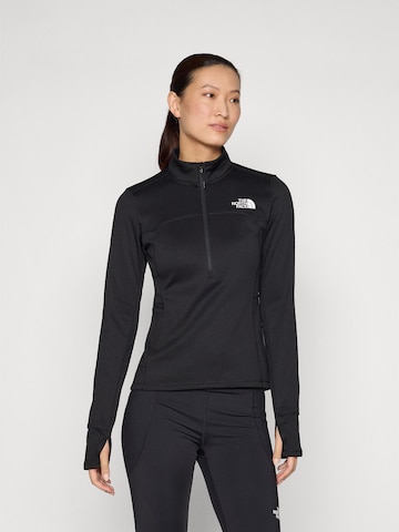 THE NORTH FACE Sportovní mikina 'PRO' – černá: přední strana