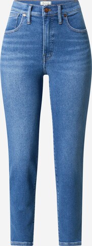 Madewell Slimfit Jeans in Blauw: voorkant