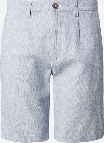 Bruun & Stengade Regular Chinohousut 'Darion' värissä sininen: etupuoli