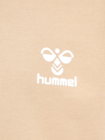 Hummel Athletic Zip-Up Hoodie in Beige