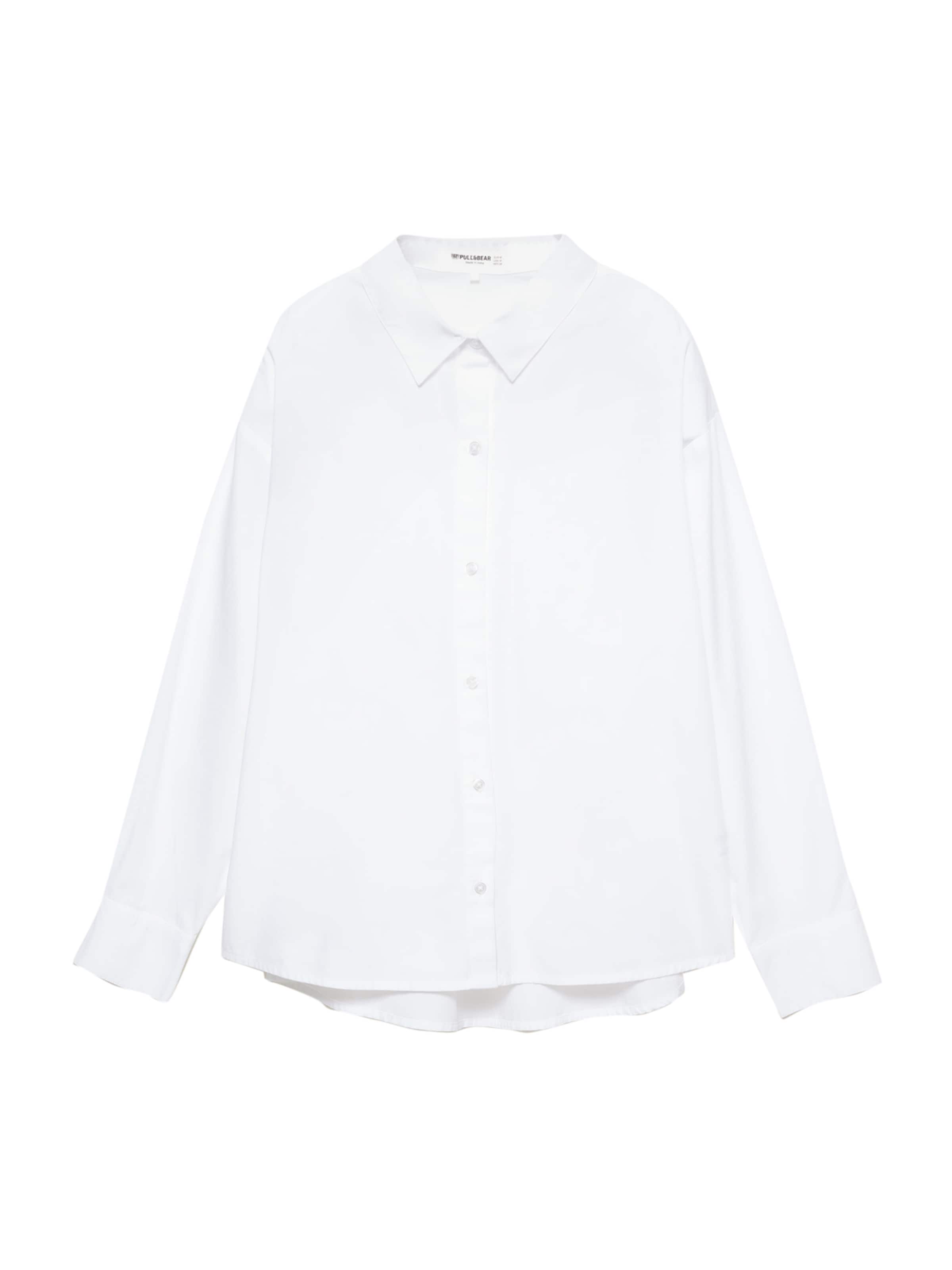 Camicia da donna Pull&Bear di colore bianco, Visualizzazione prodotti