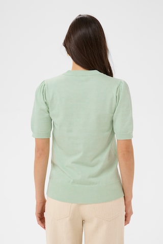 SAINT TROPEZ Sweter 'SZMila' w kolorze zielony