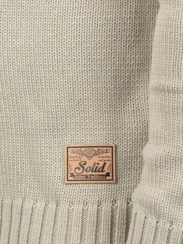 !Solid Trui 'Petro' in Grijs