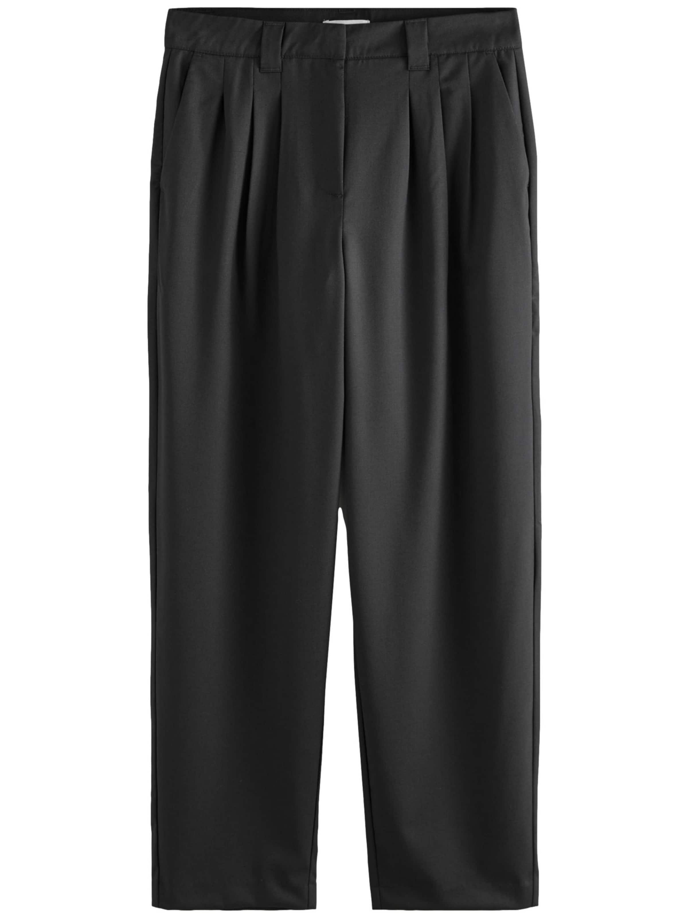 Loosefit Pantalon à pince Next en noir : devant