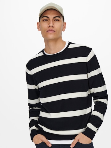 Only & Sons Sweater 'Wyler' in Blue