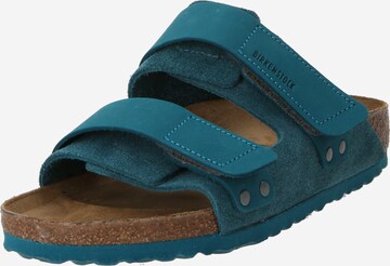 BIRKENSTOCK Mules 'Kyoto LENA' in Blue: front