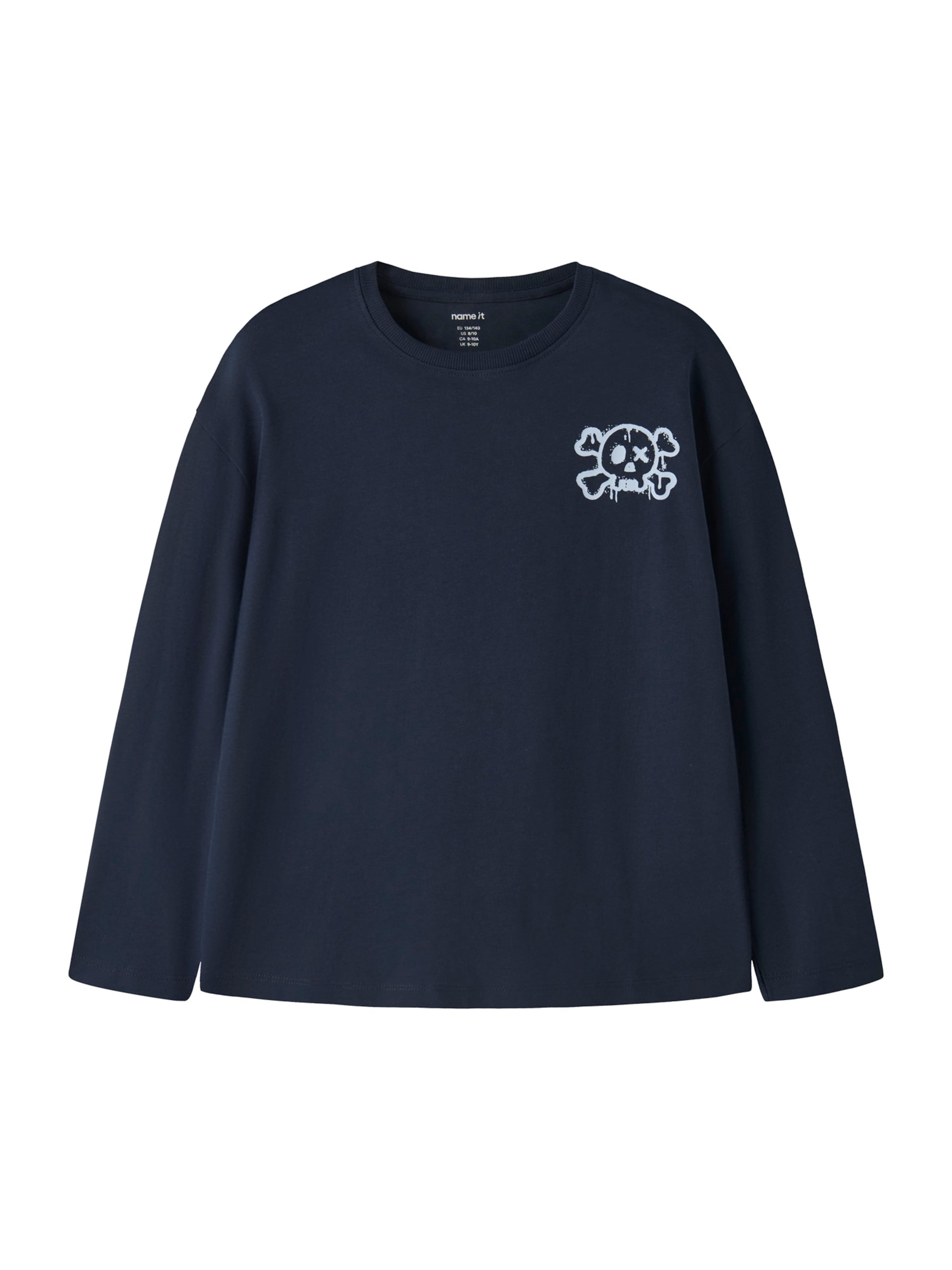 NAME IT Shirt 'NKMOLLE' in Blau: Vorderseite