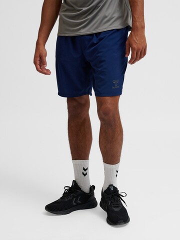 Hummel Regular Sports trousers 'Pro' in Blue: front