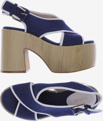 GUESS Sandals & High-Heeled Sandals in 37 in Blue: front