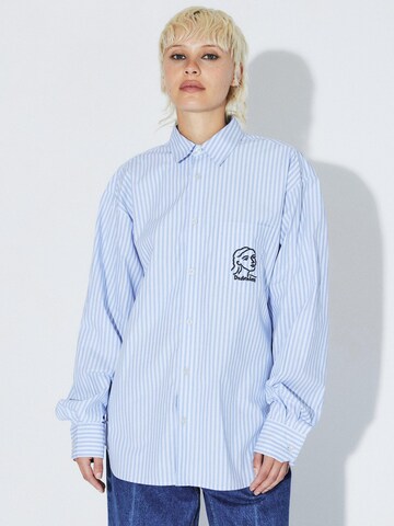Dr. Denim Blouse 'Wes' in Blauw