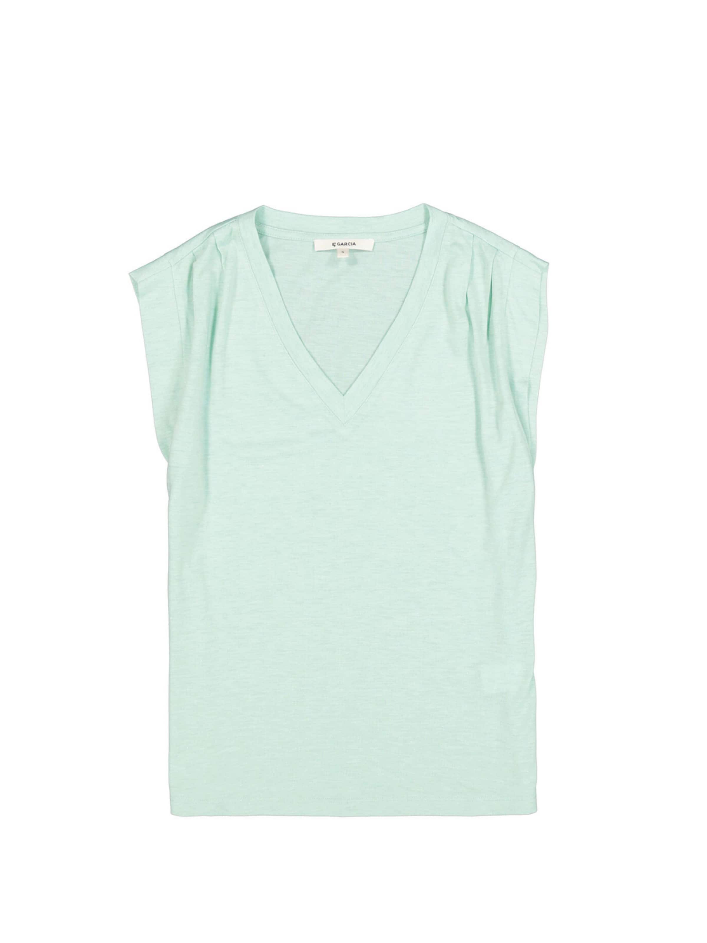 GARCIA Shirt 'Garcia - Dames t-shirt' in Groen: voorkant
