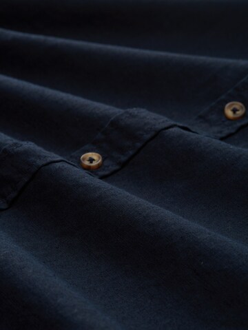 Coupe regular Chemise TOM TAILOR en bleu