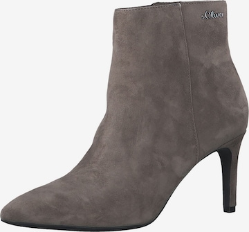 Bottines s.Oliver en gris : devant