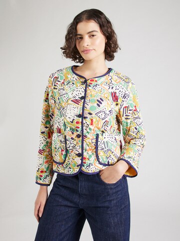 King Louie Between-season jacket 'Jiggy Marley' in White: front