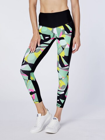 CHIEMSEE Skinny Leggings in Green: front