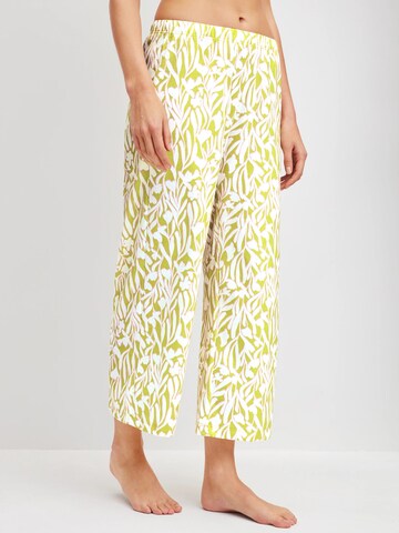 CALIDA Pyjamahose 'Late Bloom M&M'‌‌‌ in Grün