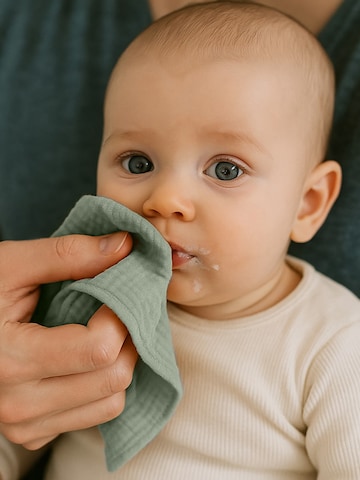 PAPATE - Manta para bebé 'Organic Cotton Swaddles' en verde