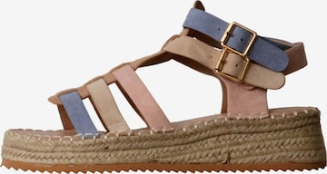 Sandales Joia en bleu : devant